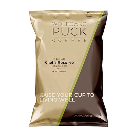Wolfgang Puck Coffee Chef’s Reserve ® 2.0 oz Fraction Packs, PK18 PK 010622